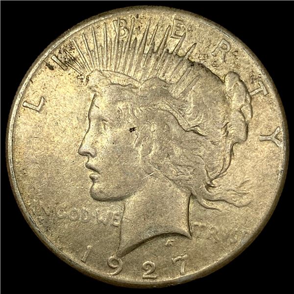 1927 Peace Silver Dollar NEARLY UNCIRCULATED