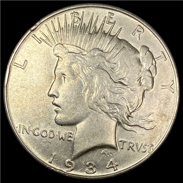 1934-D Silver Peace Dollar CLOSELY UNCIRCULATED