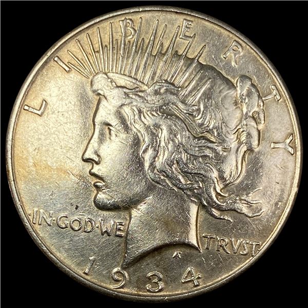1934-D Silver Peace Dollar CLOSELY UNCIRCULATED