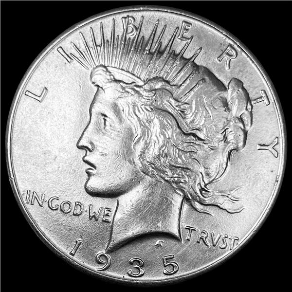 1935 Silver Peace Dollar CHOICE AU