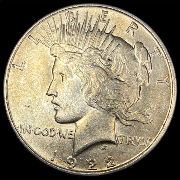 1922-D Silver Peace Dollar CHOICE AU