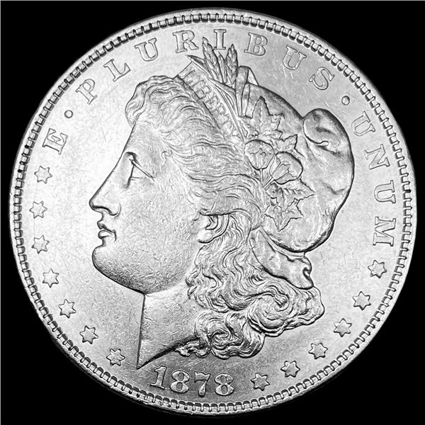 1878 8TF Silver Morgan Dollar CHOICE AU