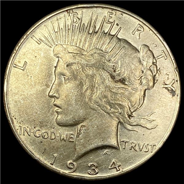 1934-D Silver Peace Dollar CLOSELY UNCIRCULATED