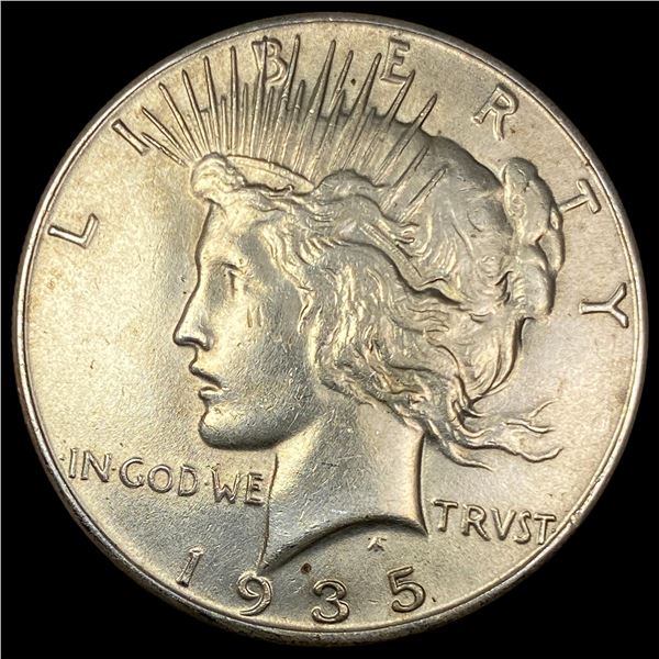 1935 Silver Peace Dollar CHOICE AU