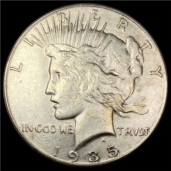 1935 Silver Peace Dollar CHOICE AU