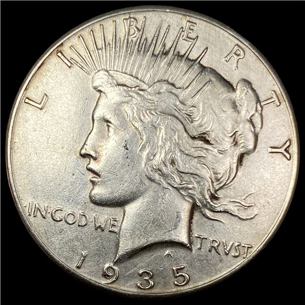 1935 Silver Peace Dollar CHOICE AU