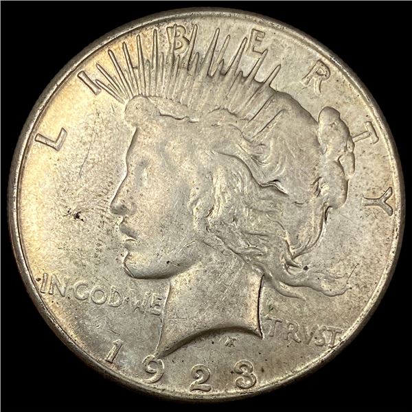 1923-S Peace Silver Dollar CHOICE AU
