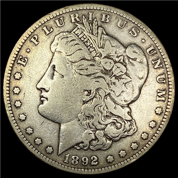 1892-S Silver Morgan Dollar LIGHTLY CIRCULATED