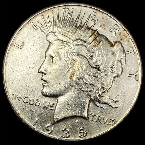 1935 Silver Peace Dollar CHOICE AU