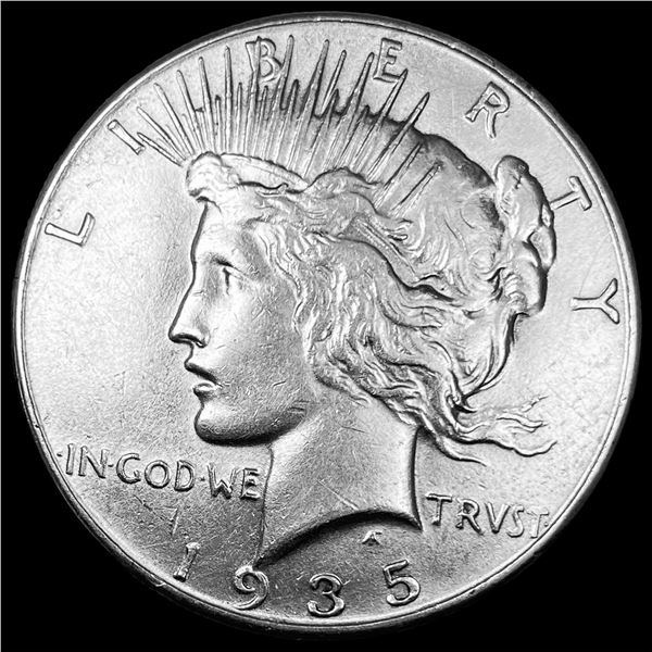 1935 Silver Peace Dollar CHOICE AU