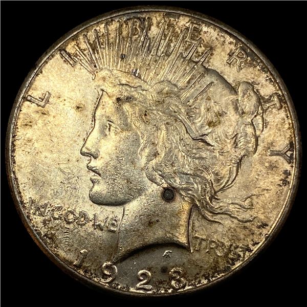 1923-S Silver Peace Dollar CHOICE AU