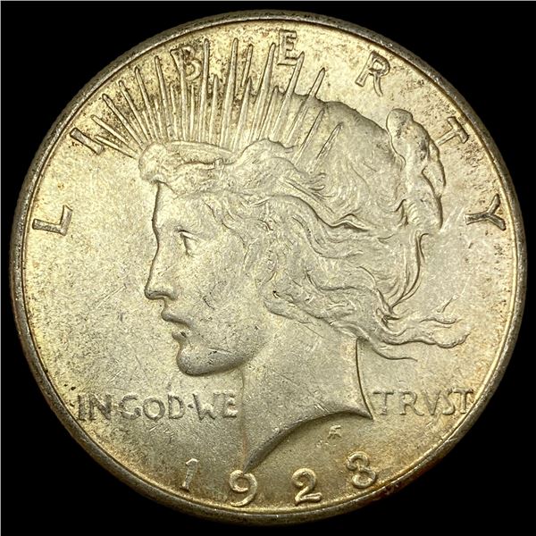 1923-S Peace Silver Dollar CHOICE AU