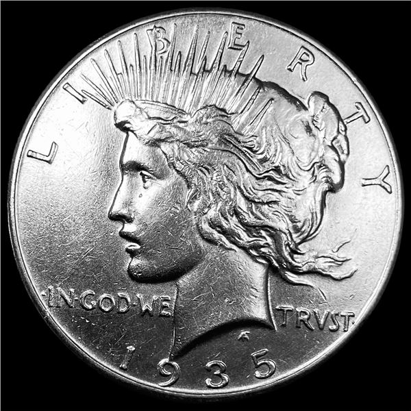 1935 Silver Peace Dollar CHOICE AU