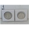 Image 1 : Lot of 2 Canada Silver 50 Cent Pieces (1965x2)