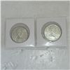Image 4 : Lot of 2 Canada Silver 50 Cent Pieces (1965x2)