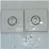Image 4 : Lot of 4 Canada Silver 10 Cent Pieces (1961-64)