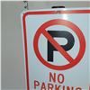 Image 3 : 2 No Parking Sign w/ Wooden Stands