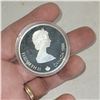 Image 2 : 1986 Calgary 1988 Olympics Cross Country Skiing $20 Silver Coin