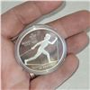 Image 3 : 1986 Calgary 1988 Olympics Cross Country Skiing $20 Silver Coin