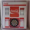 Image 1 : New Coke Dart Board with Darts