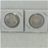 Image 1 : Lot of 2 Canada Silver 50 Cent Pieces (1965 x2)