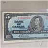 Image 2 : 1937 Bank of Canada $5 Banknote