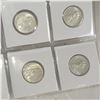 Image 3 : Lot of 8 Canada Lynx Centennial Silver 25 Cent Pieces