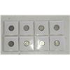 Image 1 : Lot of 8 Canada Silver 10 Cent Pieces