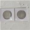 Image 1 : Lot of 2 Canada Silver 50 Cenet Pieces (1965 x2)