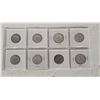 Image 1 : Lot of 8 Canada Lynx Centennial Silver 25 Cent Pieces