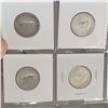 Image 2 : Lot of 8 Canada Lynx Centennial Silver 25 Cent Pieces