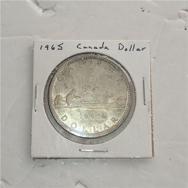1965 Canada Silver Dollar
