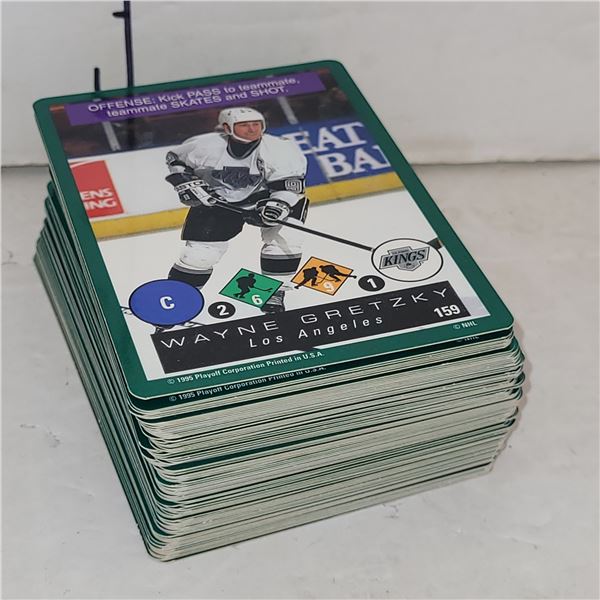Lotof 100+ 1995-96 Playoff One-On-One Cards - Stars, Oilers