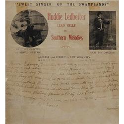 Huddie “Lead Belly” Ledbetter