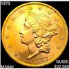 Image 1 : 1873 $20 Gold Double Eagle CHOICE BU+