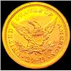 Image 2 : 1862 $2.50 Gold Quarter Eagle CHOICE BU