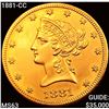 Image 1 : 1881-CC $10 Gold Eagle CHOICE BU
