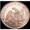 Image 2 : 1839 NO DRAPERY Seated Liberty Half Dollar CH AU