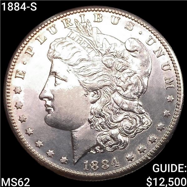 1884-S Morgan Silver Dollar UNCIRCULATED