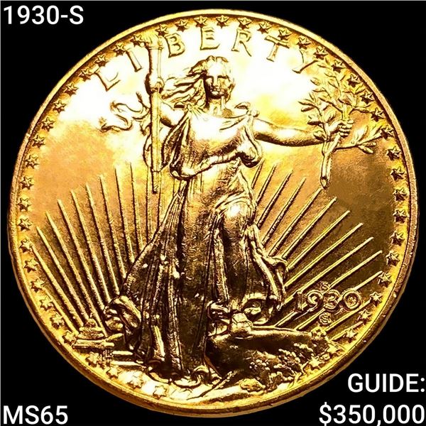 1930-S $20 Gold Double Eagle GEM BU