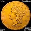 Image 1 : 1854 Small Date $20 Gold Double Eagle CHOICE BU