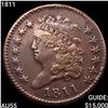 Image 1 : 1811 Classic Head Half Cent HIGH GRADE