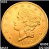 Image 1 : 1855 $20 Gold Double Eagle UNCIRCULATED
