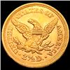 Image 2 : 1853 $2.50 Gold Quarter Eagle UNCIRCULATED