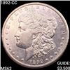 Image 1 : 1892-CC Morgan Silver Dollar UNCIRCULATED