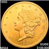 Image 1 : 1850 $20 Gold Double Eagle CHOICE BU