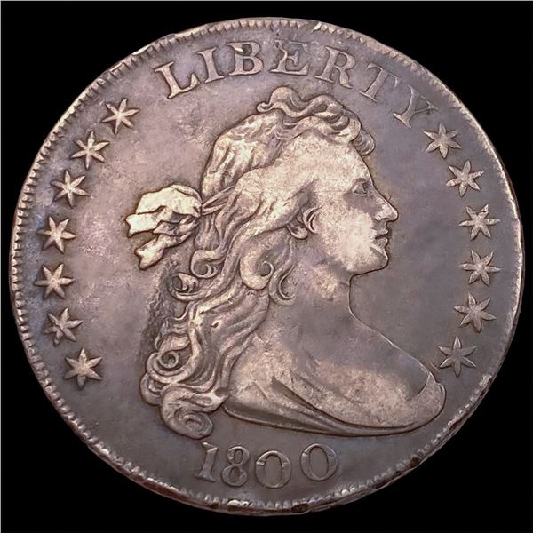 1800 12 Arrows Draped Bust Dollar