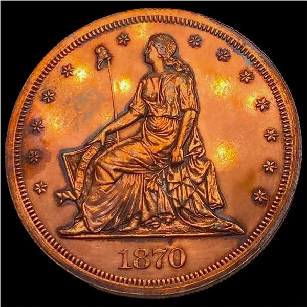 1870 J-998 Copper One Dollar Pattern Proof