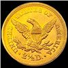 Image 2 : 1855 $2.50 Gold Quarter Eagle CHOICE BU