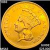 Image 1 : 1883 $3 Gold Piece CHOICE BU